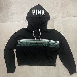 Victorias Secret Pink Cropped Sweatshirt